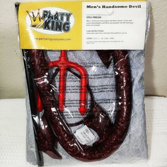 Party King Devil Costume -C - Picture 4 of 7